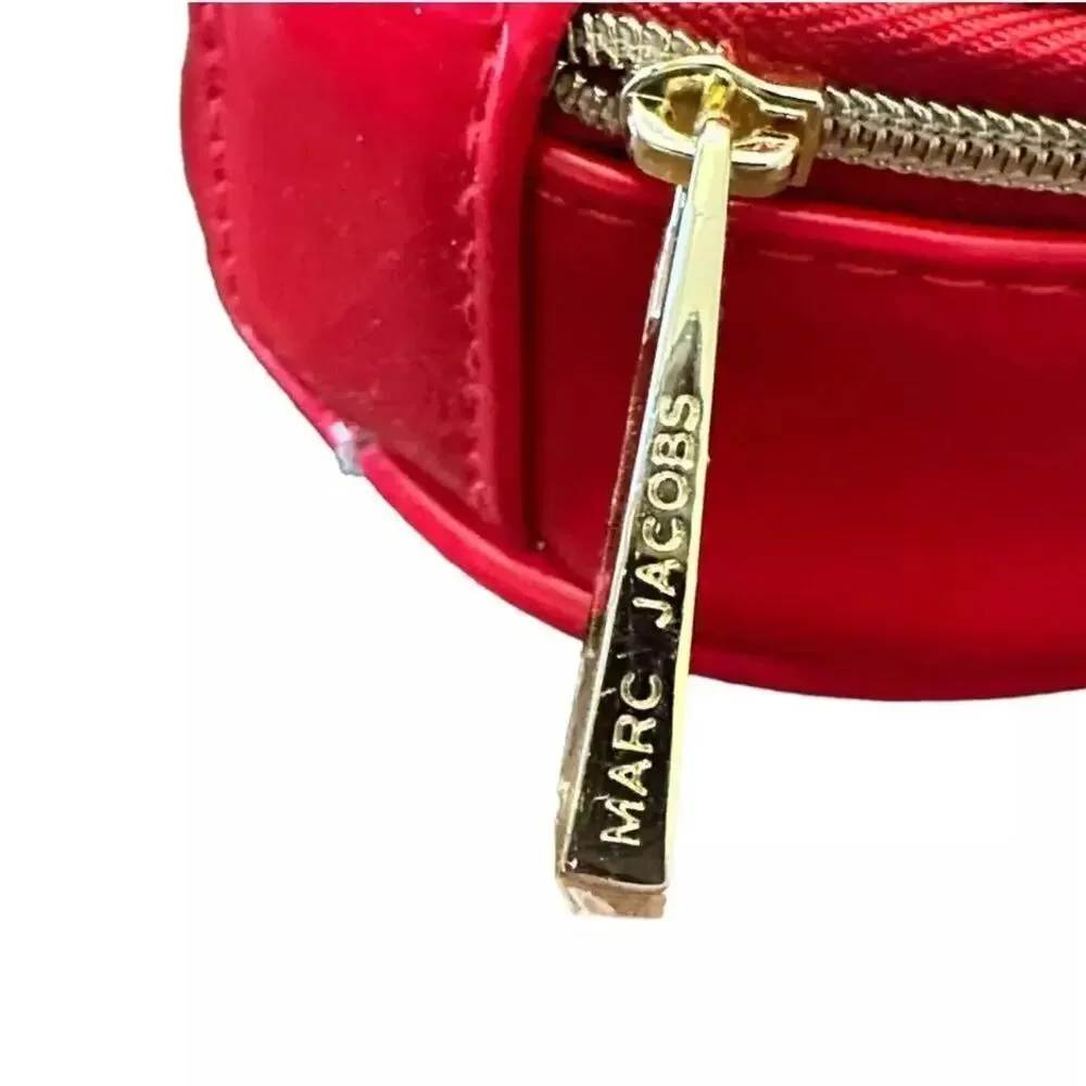 Marc Jacobs Red Patent Leather Crossbody Bag, New with Tag MSRP $98